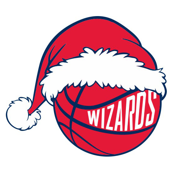 Washington Wizards Basketball Christmas hat logo iron on paper